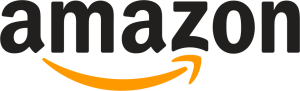 Amazon logo displayed on screen representing the e-commerce and technology company brand
