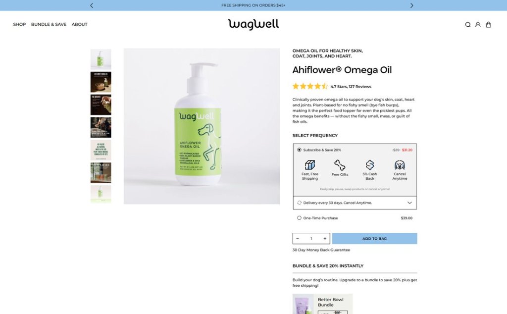 WagWell Ahiflower Omega Oil Review: The Fish Oil Alternative That Actually Holds Up